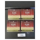 (4) Boxes Federal 223 REM. 55 Grain FMJ Ammo.