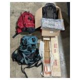 Archery Target Arrows & Camping Backpacks.