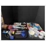 Vintage Toys, Batman Mugs, Batman Books.
