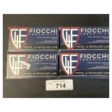 (4) Boxes, Fiocchi 9mm Luger Ammo.
