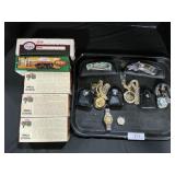 Franklin Mint Pocket Watches & Knives, Model Cars.