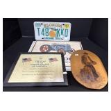 Florida License Plate & Wall Decor.