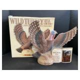 Wild Turkey Lore Series Ceramic Decanter W/ Box.