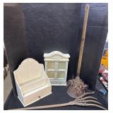Wooden Decorative Containers, Wooden Rake.