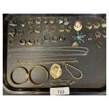 Costume Jewelry, Rings, Necklaces & Bracelets.