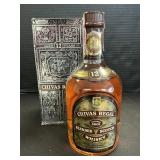Chivas Regal Scotch Whisky Bottle W/ Box.