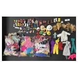 Lot Of Barbie & Like Clothes & Accessories.