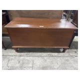 Ornate Dovetailed Blanket Chest.