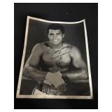 Autographed Photo Of Muhammad Ali.