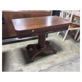 American Empire Walnut Parlor Table.