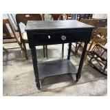 Vtg Wooden Side Table.