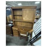 Lexington Oak Desk, Chest of Drawers & Armoire.