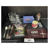 Silver Plated Spoons, Baoding Balls, Advertising.