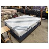 Clean Serta Queen Bed & Frame.