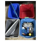 Halloween Mask, 6-Flags Tweety, Storage Totes.
