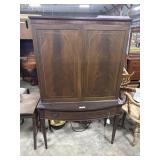 Vtg Walnut Chifferobe.