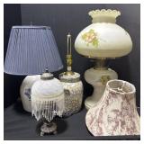 Large Lot Of Lamps.
