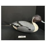 R. Dedekind Hand Carved & Painted Duck Decoy.