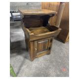 Traditional Style Wooden Side Table.