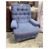 Comfy Clean, Blue Recliner.