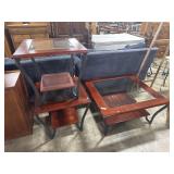 Modern Cherry Coffee & End Tables.