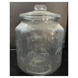 Planters Pennant Bag Peanuts Jar.