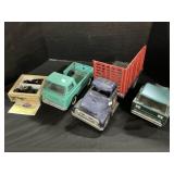 Pressed Steel Tonka &  Structo Trucks, Corgi Cars.