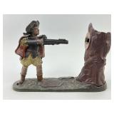Cast Iron Creedmoor Mechanical Bank Circa 1870s.
