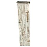 Rustic Distressed Finish Primitive Cupboard.
