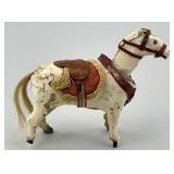 German Composition Stick Leg Bobble Head Horse.