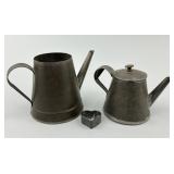 3pc 1970s Hand Forged Meyerï¿½s Annville PA Tinware.