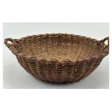 Small Splint Wood Wicker Basket.