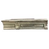 19th C Large Wooden Painted Country Store Counter.
