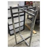 Adjustable Chrome Clothing Rack.