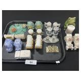Japan Frogs, Carriages, Salt & Pepper Shakers.