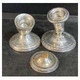 Sterling Silver Candle Stick Holders.