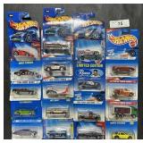 18 NOS Die Cast HotWheels Toy Cars.