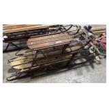 (3) Vtg Runner Sleds.