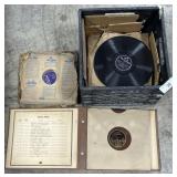 Antique 78-RPM Records (Victor, Blue Bird).
