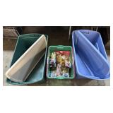 NOS TY Beanie Babies & 2 Empty Totes.