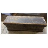19th C. Wooden Trunk.