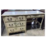 Vtg Dixie French Provincial Writing Desk.