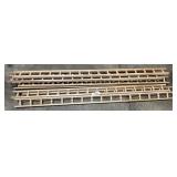 (10) Unfinished Wooden Galley Rail Moulding.