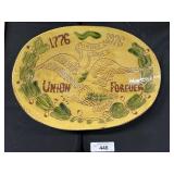 1975 Breininger Redware Union Forever Plater.