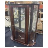 Mahogany Wall Hanging Curio.