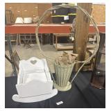 Victorian Wicker Funeral Basket, Decorative