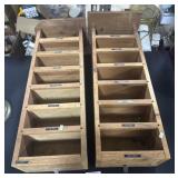 Rustic Wooden Organization Shelves.