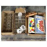 Anchor Hocking Etched Glasses, Toys/Games.