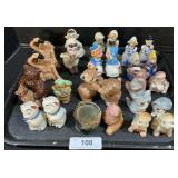 Dutch, Animal Salt & Pepper Shakers.