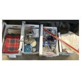 Table Clothes & Linens, Crafts, Adv Yard Sticks.